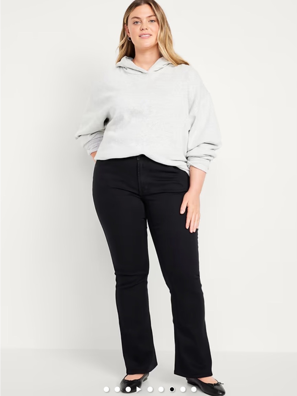 Old Navy Mid-Rise Wow Boot-Cut Jeans – Black (Size 14 Short)